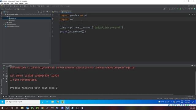 CCDD 135 - Python Intermediário - Executando py смотреть онлайн