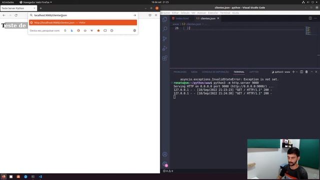 Criando um Servidor HTTP com Python смотреть онлайн