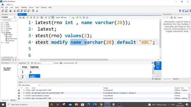 Add default constraint to existing column in sql | MYSQL tutorial смотреть онлайн