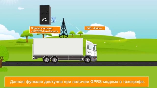 Удаленное считывание данных с карт водителя через тахограф "ШТРИХ-Тахо RUS" смотреть онлайн