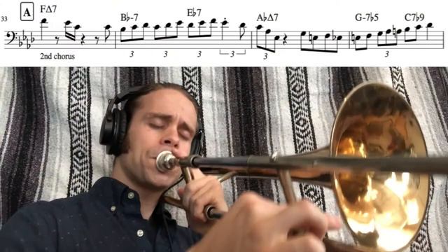 Sonny's Mood - Curtis Fuller's Improvised Trombone Solo (jazz) [Ben Crowder Music] смотреть онлайн