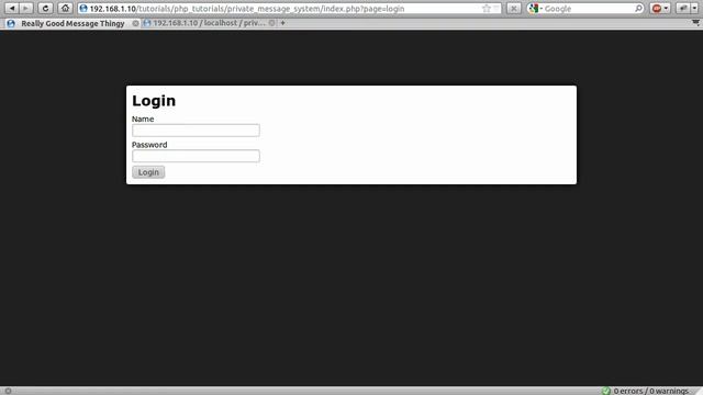 PHP Tutorial: Private Message System [part 03] смотреть онлайн