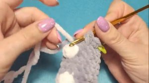?ХАСКИ БРЕЛОК С ПЛЮШЕВОЙ ПРЯЖИ КРЮЧКОМ? СОБАЧКА КРЮЧКОМ?crochet dog?Häkelhund