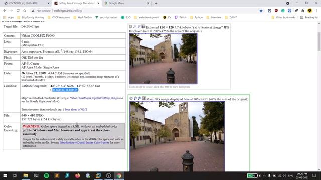 Extracting Exif Data(Metadata) from images and videos | Image OSINT#2 смотреть онлайн