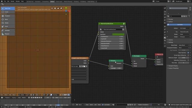 MATERIAL GREENSCREEN - greenscreen within material nodes for Blender Eevee + Cycles смотреть онлайн