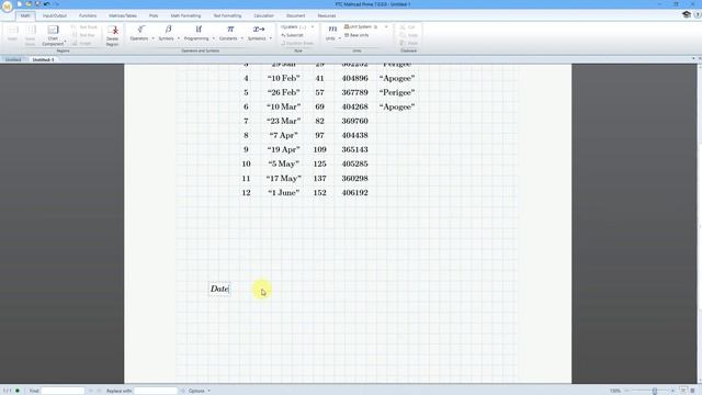PTC Mathcad Prime - Tables смотреть онлайн