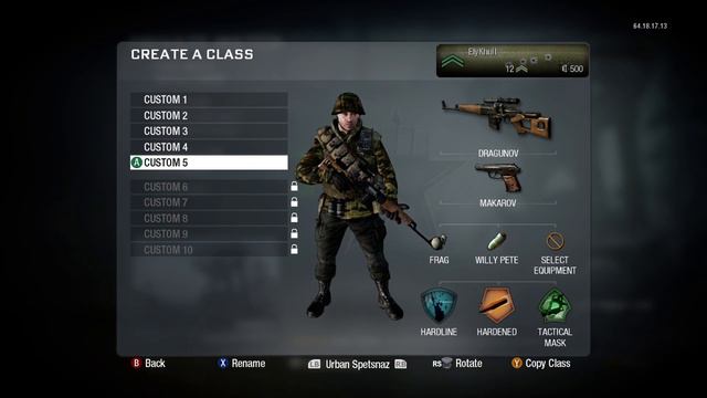Call of Duty Black Ops Urban Spetsnaz Hardline Operator смотреть онлайн
