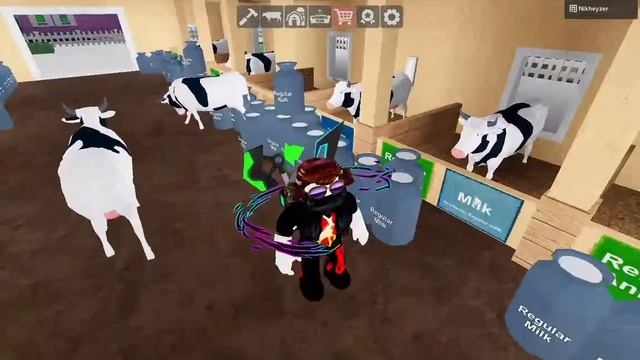 ROBLOX | Farming and Friends | How to milk a cow easily смотреть онлайн