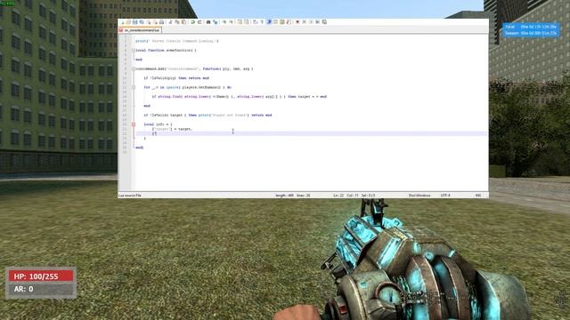Изучаем Lua #10 Создание полной консольной команды с обработкой смотреть онлайн