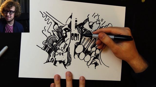Drawing with Peter Draws: A Sharpie Doodle смотреть онлайн