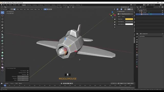 39. Blender LowPoly. Aircraft (часть 3) смотреть онлайн