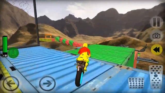 Moto Bike Stunt Racing Impossible Track Gameplay By Pro Gamer | Moto Racer Games 3D. смотреть онлайн