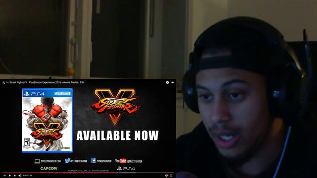 AKUMA MATATA! Street Fighter V Akuma Trailer REACTION!!! смотреть онлайн