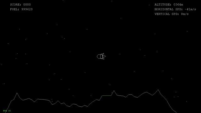 Lunar Lander Clone I Made in Java смотреть онлайн