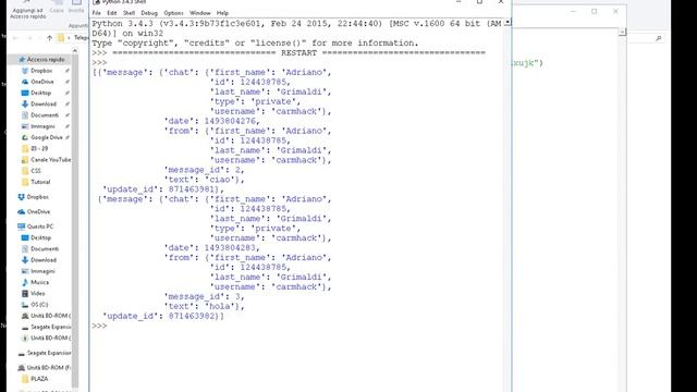 #8 - Bot Telegram in Python con Telepot - Leggere la chat смотреть онлайн