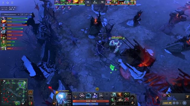 Топ 1 ранг против топ 2! Арк Варден от Ватсона - Watson Arc Warden 7.35 DOTA 2 смотреть онлайн