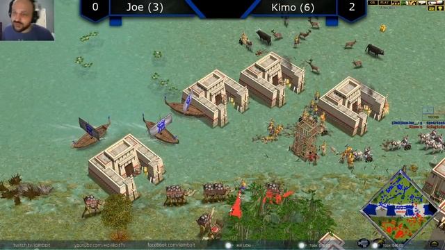 Joe (3) vs Kimo (6) Grand Finals - Age of Mythology: The Titans (Game 3) смотреть онлайн