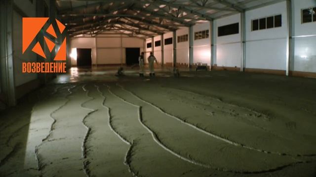 Заливка полов в ангаре за 100 секунд. Промышленный пол под топпинг смотреть онлайн