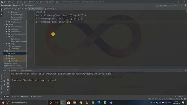 NO IDEA ! | HACKERRANK | PYTHON | LOGIC WITH SOLUTION смотреть онлайн