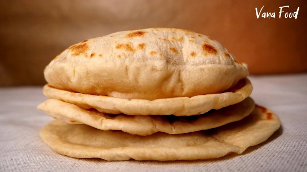 ПИТА без дрожжей на сковороде | Хлебная лепешка с кармашком