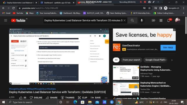 google cloud Deploy Kubernetes Load Balancer Service with Terraform смотреть онлайн