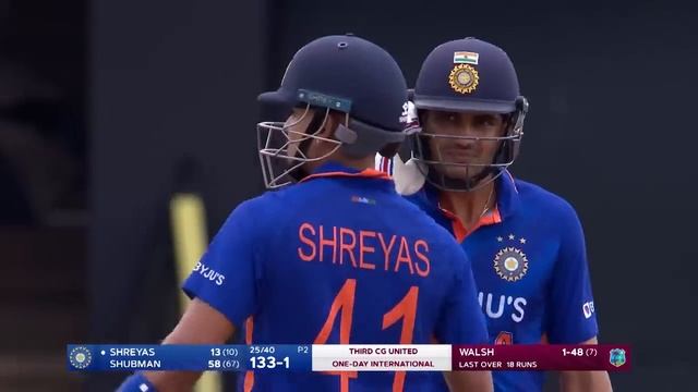 So Close! | Shubman Gill Hits 98 Not Out | West Indies v India | 3rd CG United ODI смотреть онлайн