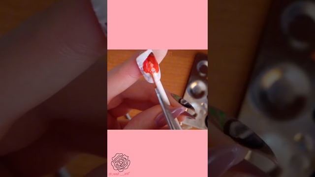 Рисунок гель-лаком «Клубника» | Роспись ногтей гель - лаком смотреть онлайн