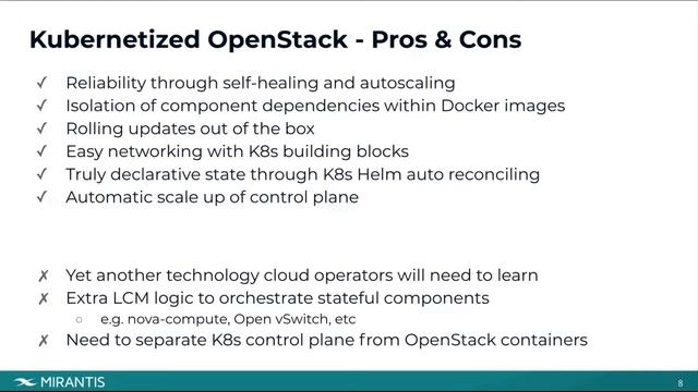Mirantis OpenStack on Kubernetes смотреть онлайн