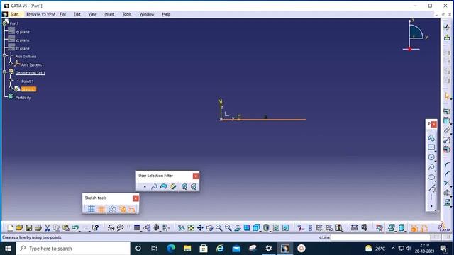 CATIA V5 | HOW TO CREATE SKETCH |BEGINNERS BASIC TUTORIALS|PART DESIGN| WHAT IS SKETCH| PART 1 смотреть онлайн