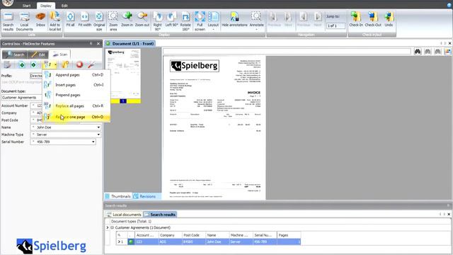 Scanning Replacing One Page in a Document смотреть онлайн