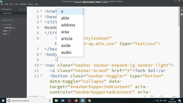 How to create website header in Bootstrap 4.4.1 ? смотреть онлайн