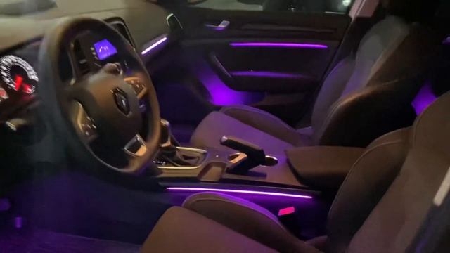 Renault Megane 4 Ambiyans Aydınlatma Ve Cam Filmi смотреть онлайн