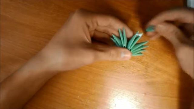 Геометрический круг 3D оригами. Урок 84. смотреть онлайн