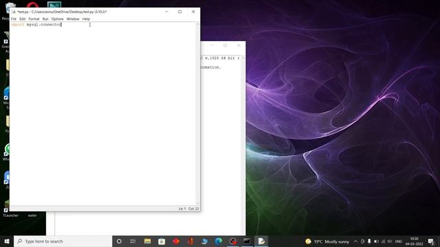 How to install MySql connector | Interface python with Sql | Tutorial in hindi смотреть онлайн