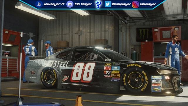 Dale Earnhardt Jr. Gameplay! NASCAR Heat 4 Paint Scheme Review смотреть онлайн