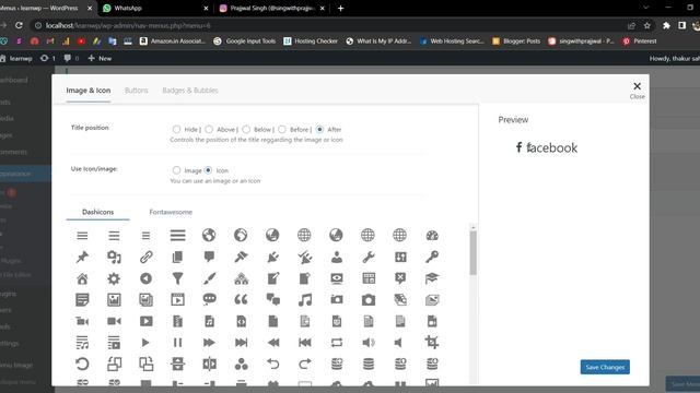 How to add social media icons in WordPress menu in Hindi | WordPress me social icons kaise lagaye смотреть онлайн