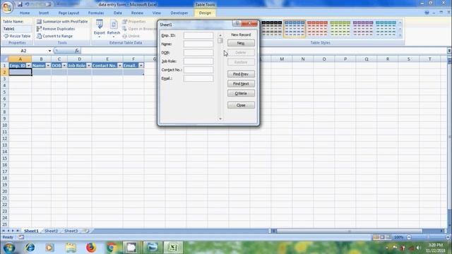Excel 2007: how to create a data entry form in excel смотреть онлайн