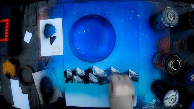 Night Owl - Spray Paint Art / КАРТИНА БАЛЛОНЧИКАМИ смотреть онлайн