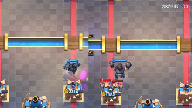 MEGA KNIGHT vs P.E.K.K.A | clash royale battle #2 смотреть онлайн