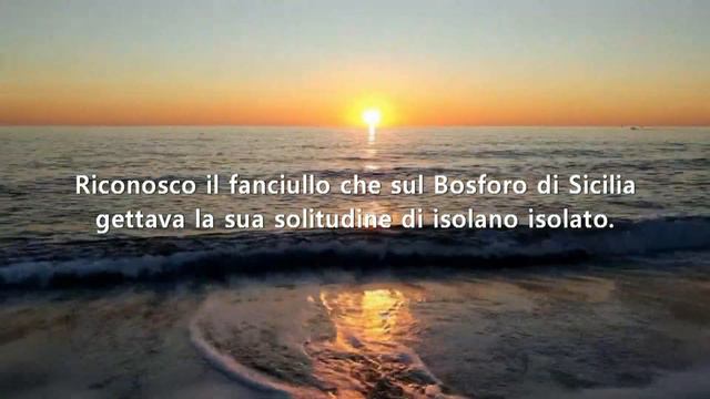 CHE BREVE NOTTE. Salvatore Quasimodo смотреть онлайн