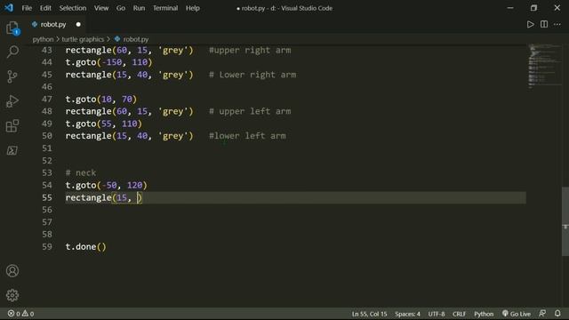Draw a robot in Python | Robot in Python | Make a Robot in Python смотреть онлайн