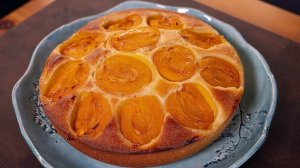 Кефир и манка. Приготовит даже ребенок. Вкусная выпечка к чаю. Манник с абрикосами