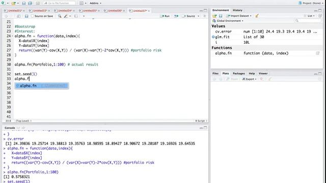 R Tutorial 5: Cross-Validation and Bootstrap смотреть онлайн
