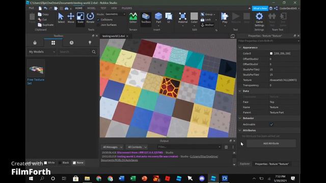 How to make water and lava in Roblox Studio смотреть онлайн