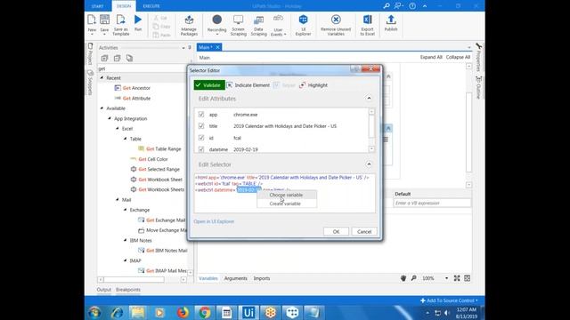 Find Holiday or Weekday or Weekend Based on Color in UiPath смотреть онлайн