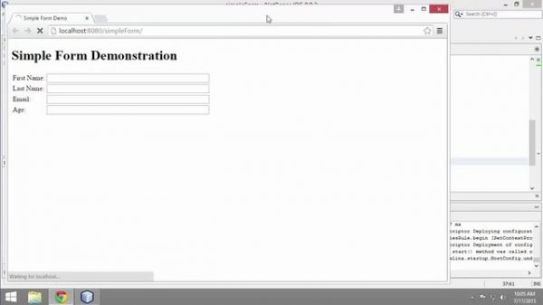 Creating a simple .jsp web form