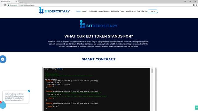 Обзор Проекта Bitdepositary (BDT) смотреть онлайн