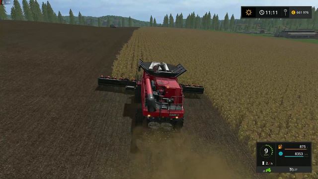 Farming Simulator 17 ➣ Прохождение • Sosnovka. Часть 688. Сбор урожая Подсолнуха и продажа Силоса смотреть онлайн