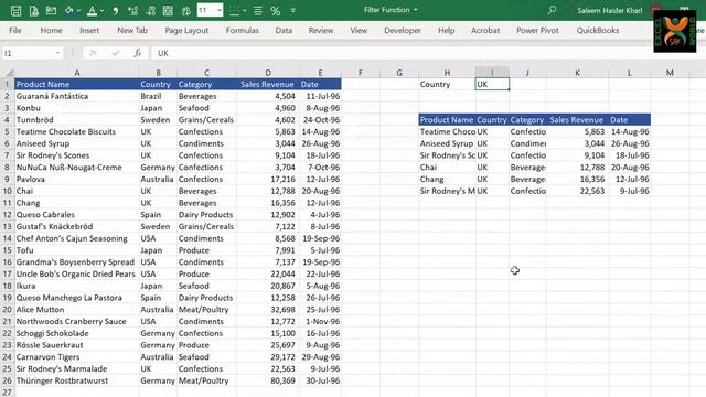 Filter Function for Office 365 Excel | Single Criteria | Array | SHKExcelWorld смотреть онлайн