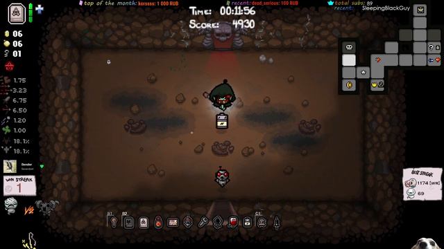 [02] Tainted Lost стрик на 4 цели | На кулаках | The Binding of Isaac: Repentance смотреть онлайн